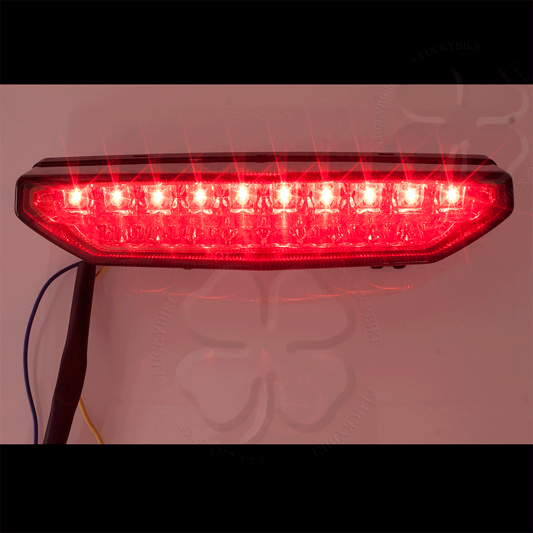Taillight - Integrated LED - Ninja ZX6R ZG1400 23025-0035 - Smoke 