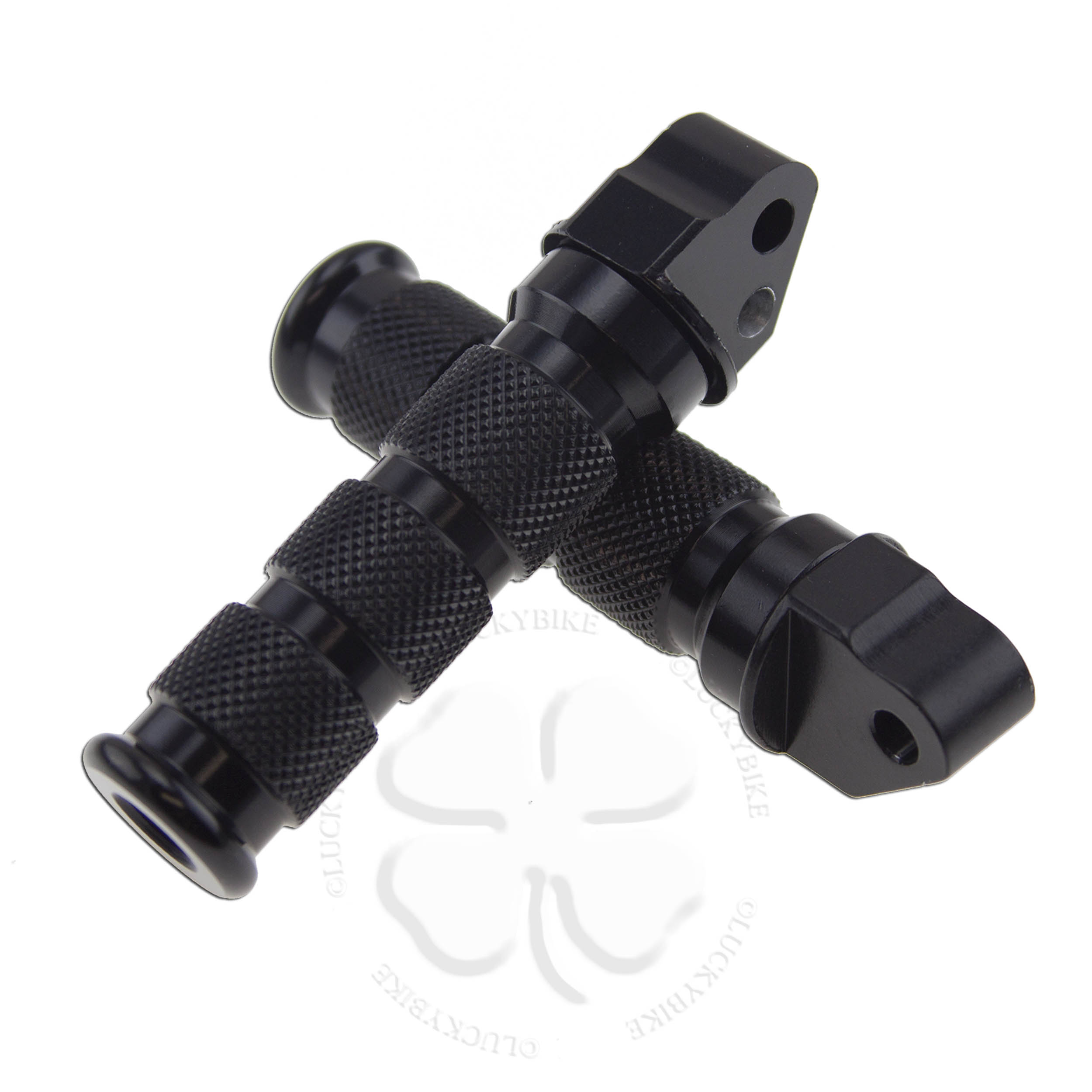 Pegs - Rear - Suzuki 6mm - Round Sport Black