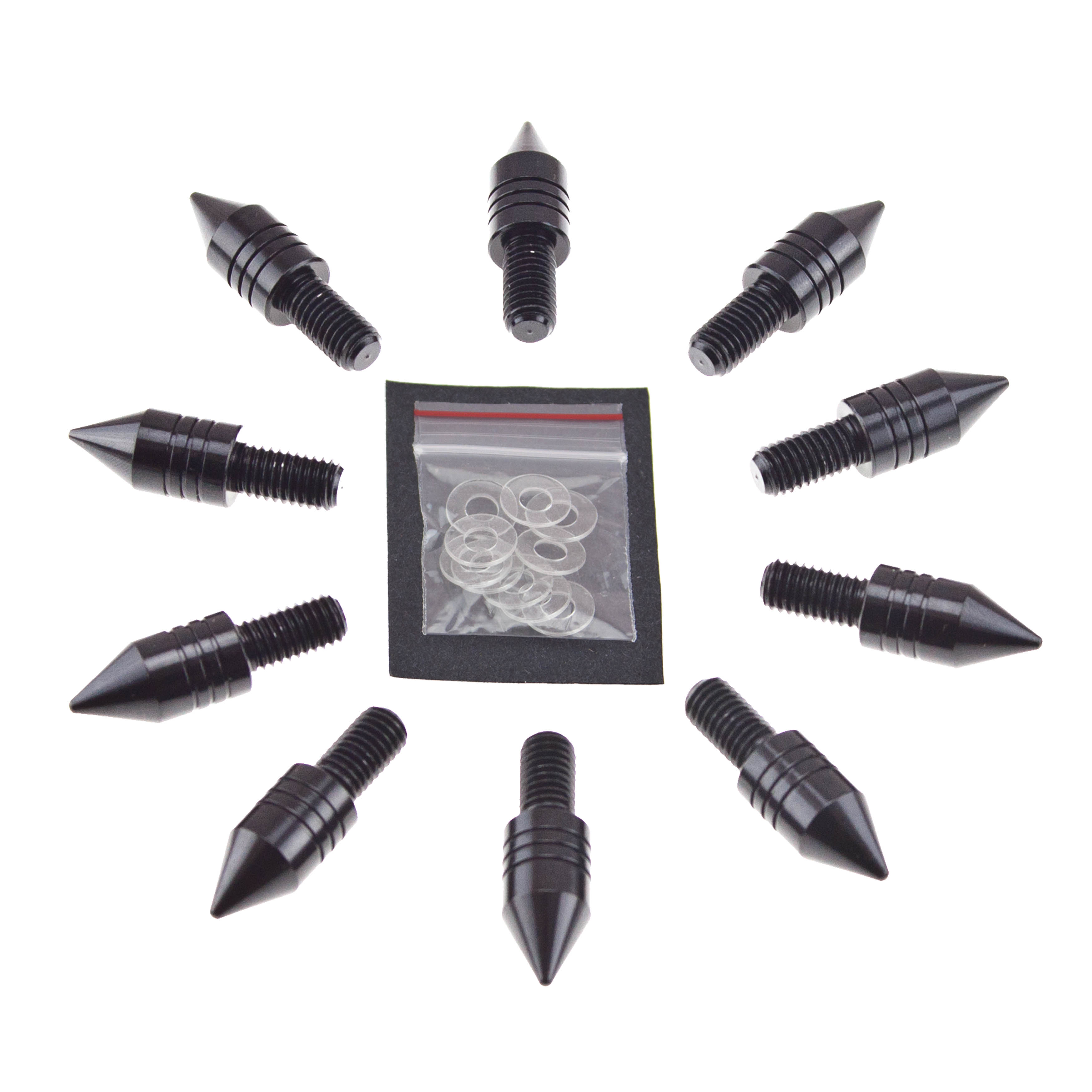 Bolts - Windscreen - M8 x P1.25 - 10 Pack Spike Black