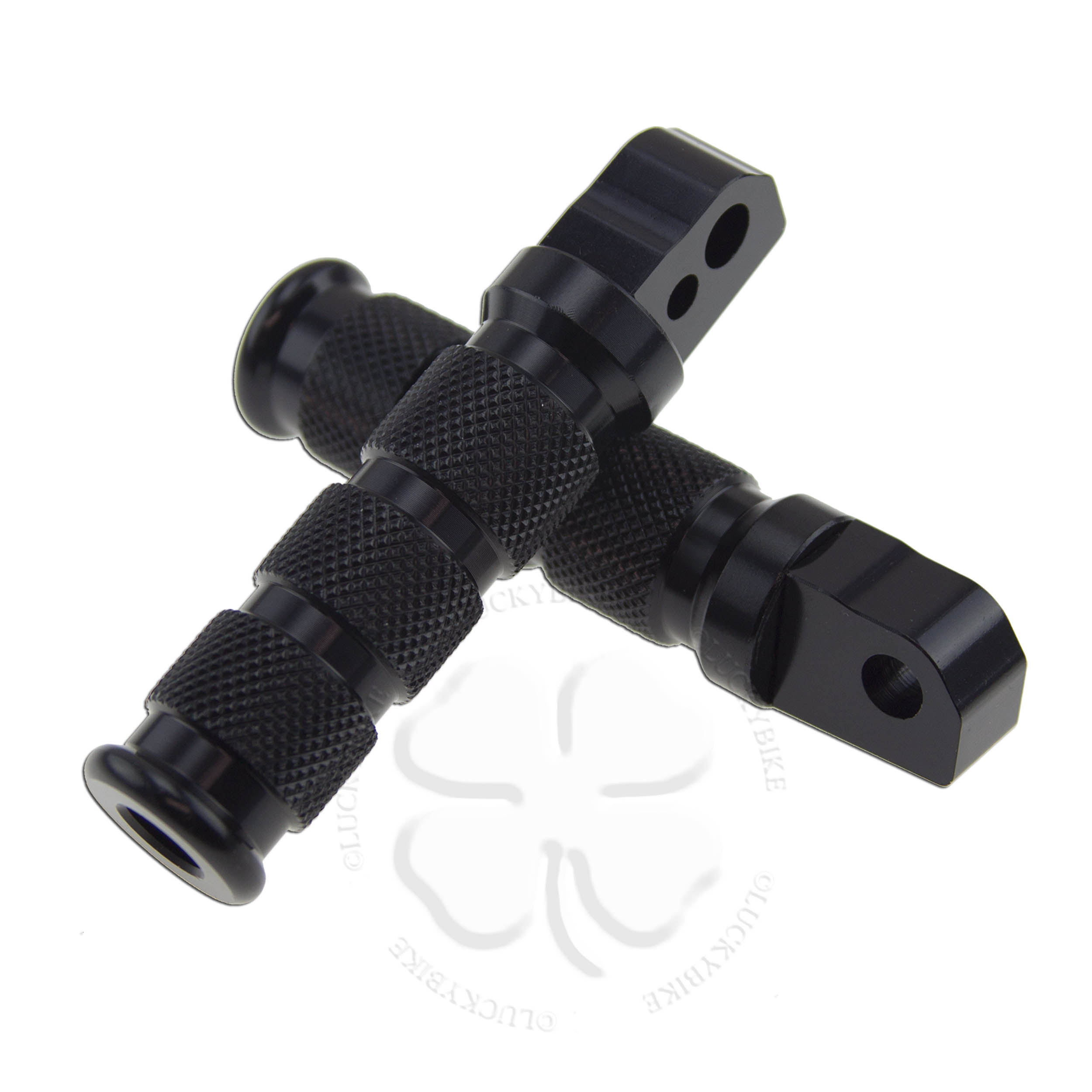 Pegs - Rear - Suzuki 8mm - Round Sport Black