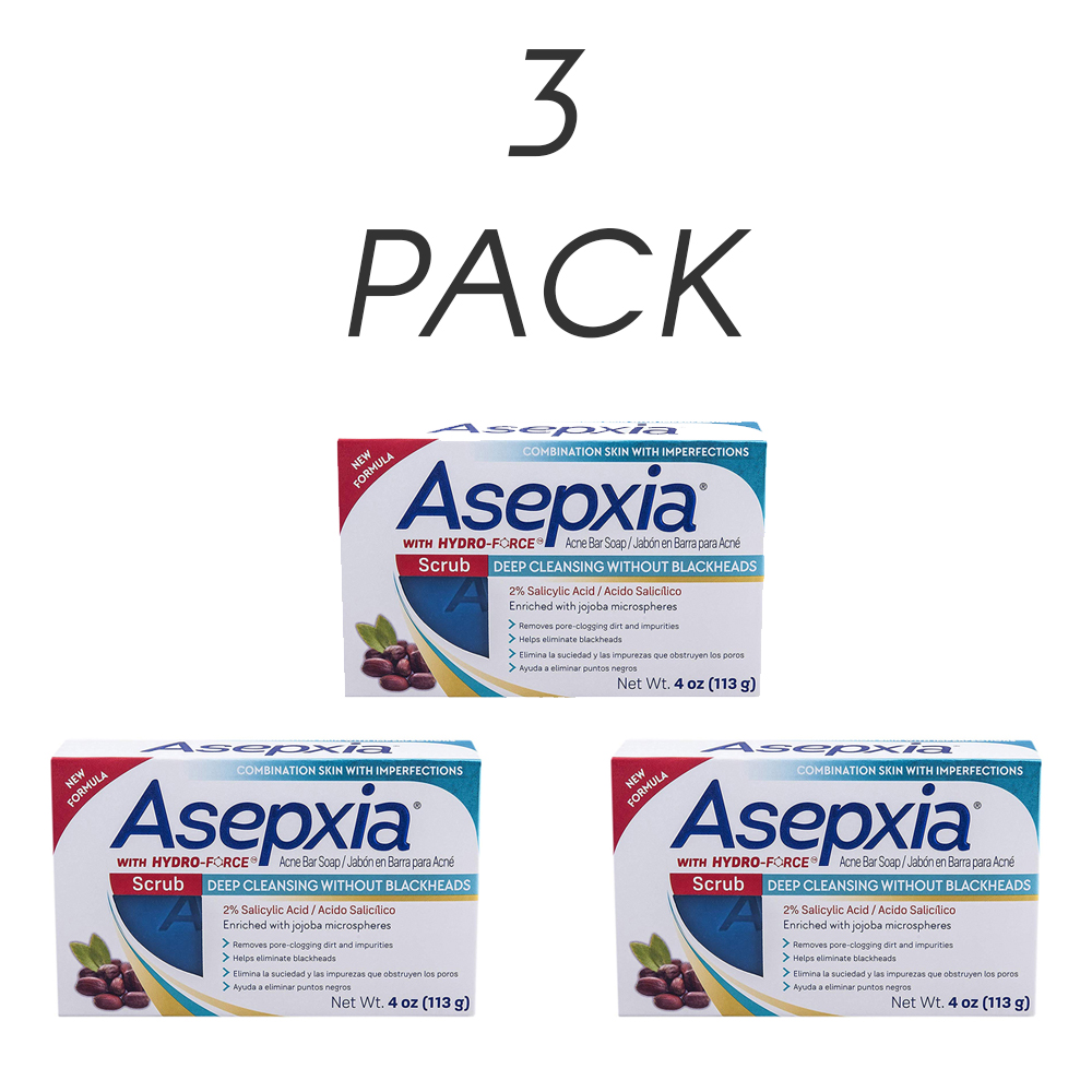 Asepxia Deep Cleansing Scrub Bar Soap. AntiAcne. Salicylic Acid. 4oz