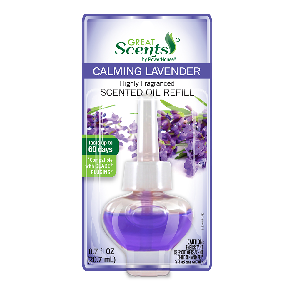 Great Scents Plug In Air Freshener & Odor Eliminator Calming Lavender 0.7 oz eBay