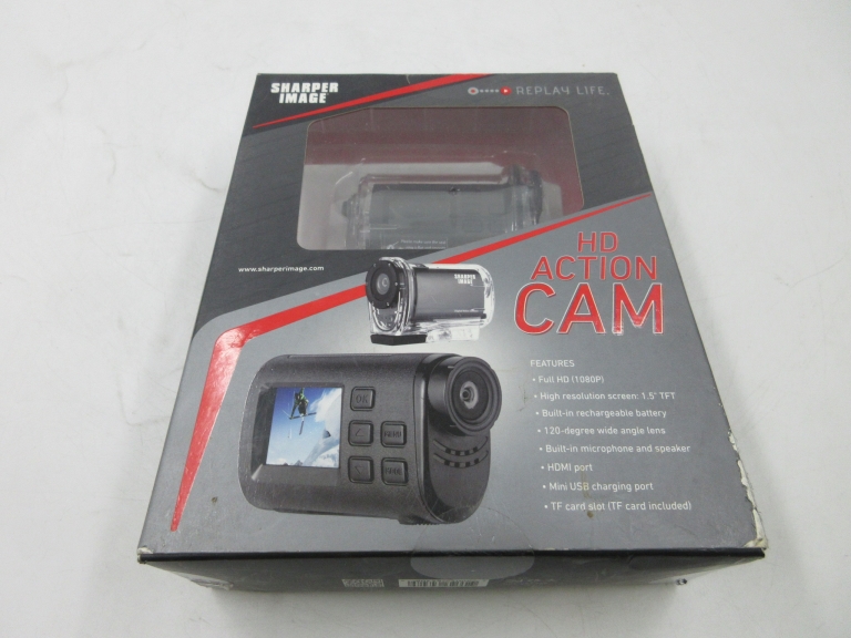 SHARPER IMAGE SVC430 HD Action Cam Video Camcorder 1080P eBay