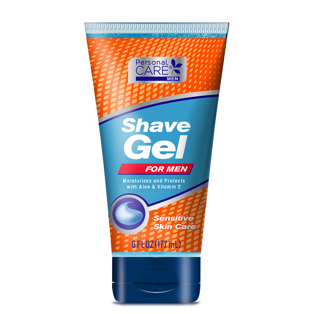 Personal Care Shave Gel. Sensitive Skin Care with Aloe Vera & Vitamin E