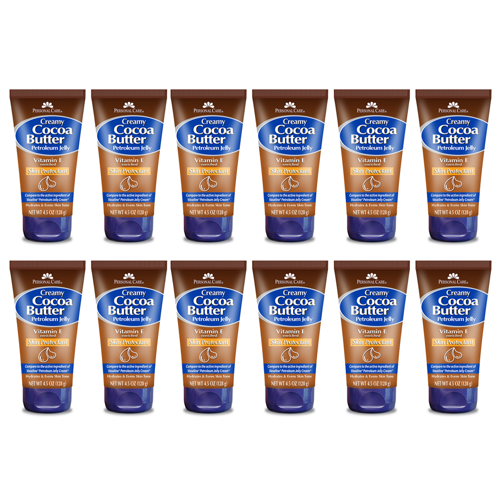 Personal Care Cocoa Butter Petroleum Jelly. With Vitamin E. 4.5 Oz