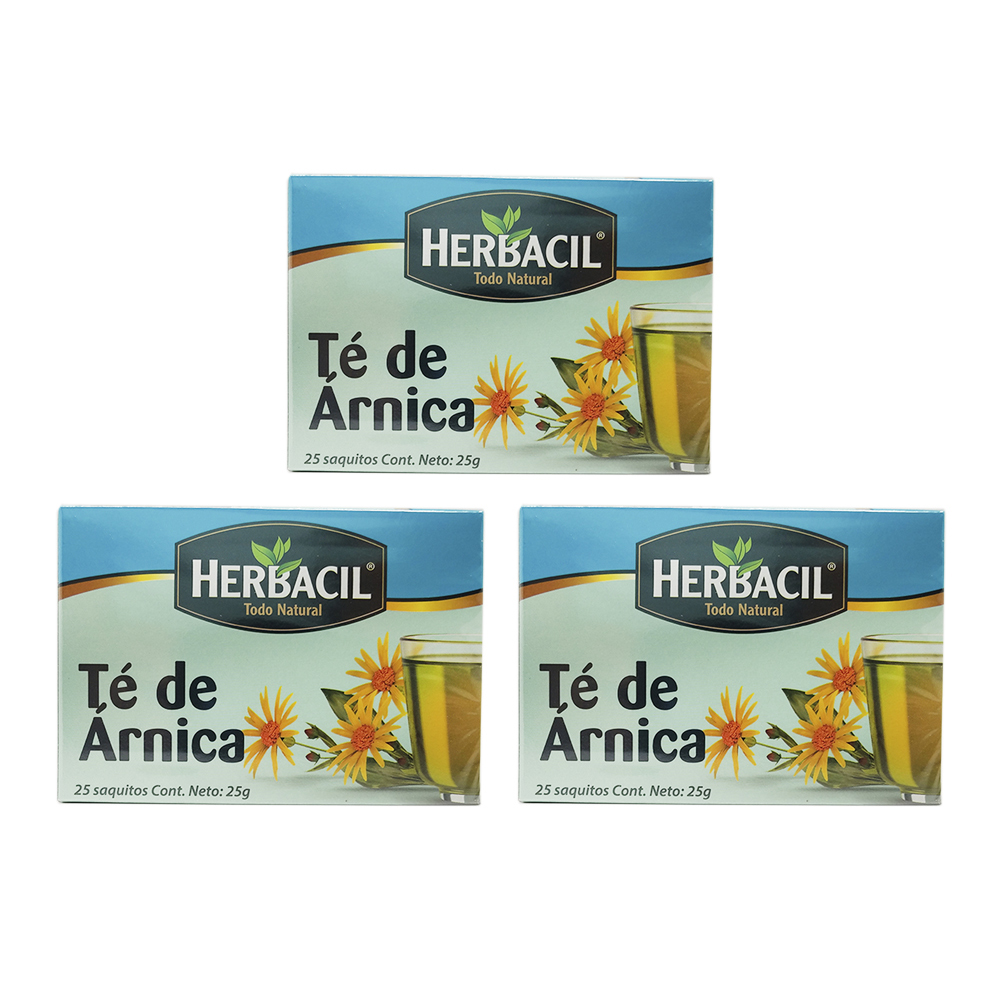 Herbacil Arnica Herbal Tea. Natural Pain Relief. No Caffeine. 25 Bags